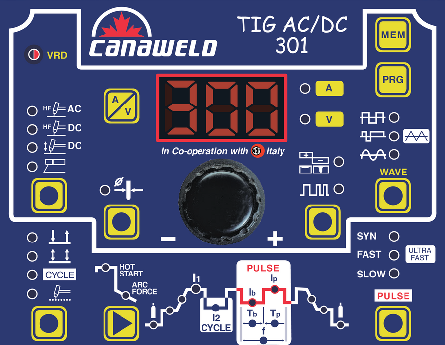 Canaweld TIG AC/DC 301 Pulse