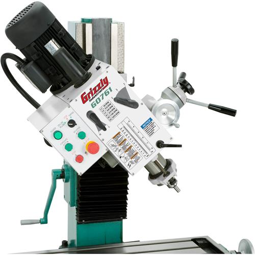 Grizzly 10" x 32" 2 HP HD Benchtop Mill / Drill with Power Feed & Tapping