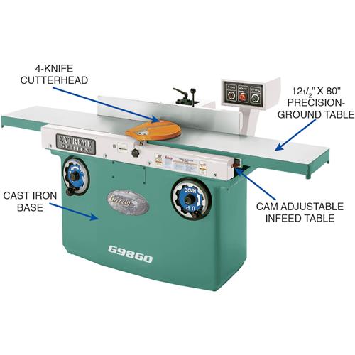 Grizzly 12" x 80" Jointer